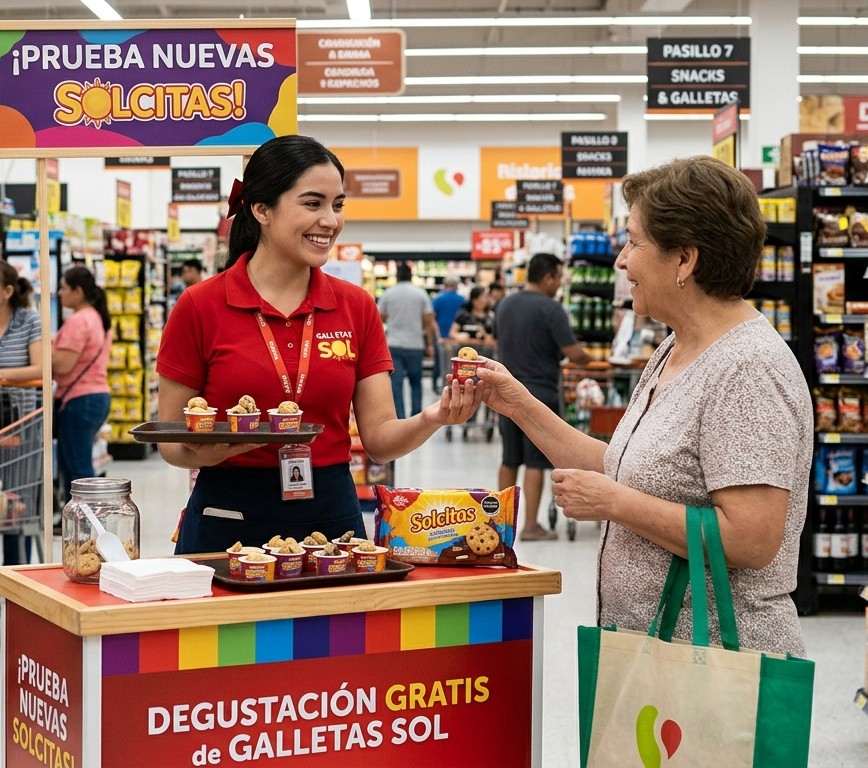 Promociones y degustaciones en punto de venta